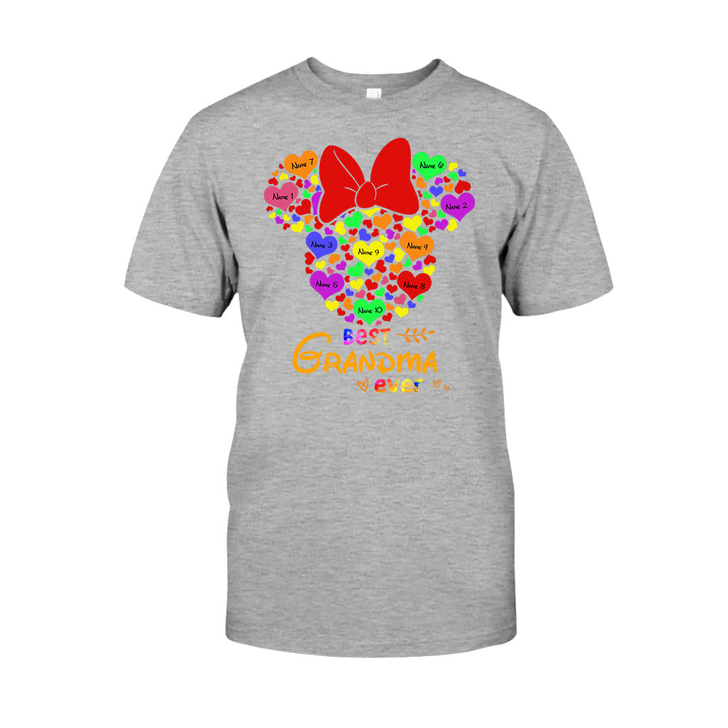 Best Grandma Ever - Personalized Mother's Day Mouse T-shirt and Hoodie