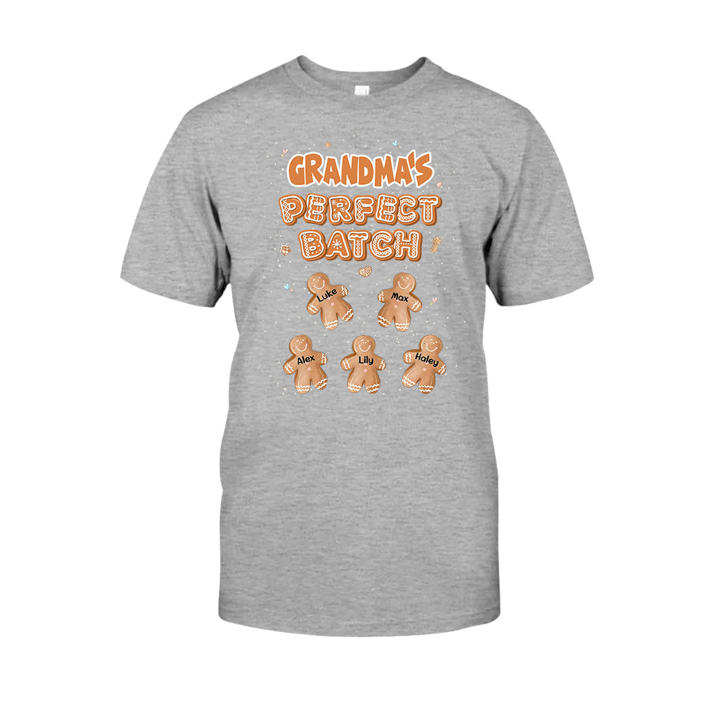 Grandma’s Perfect Batch - Personalized Christmas Grandma T-shirt and Hoodie