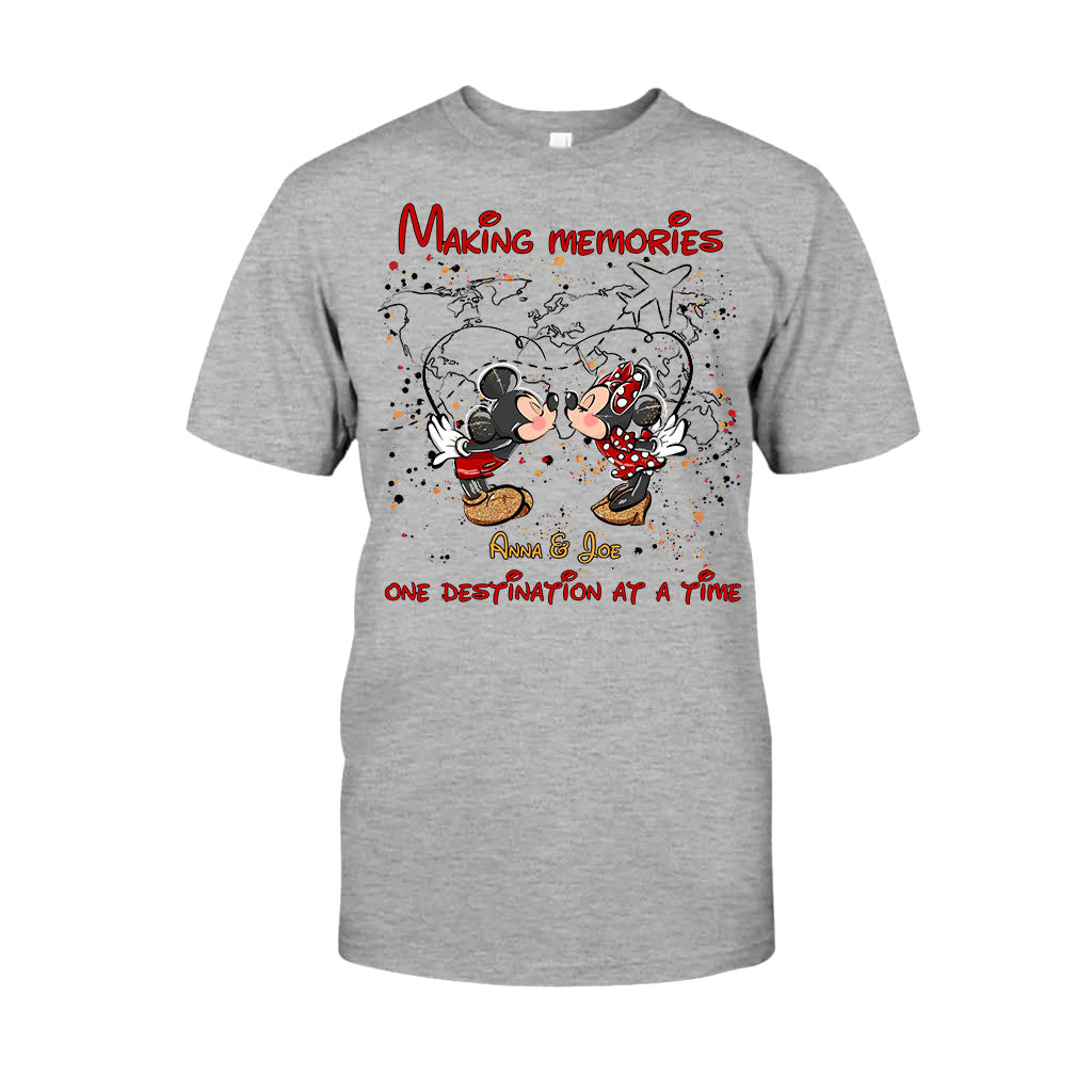 Making Memories One Destination At A Time - Personalized Mouse T-shirt and Hoodie