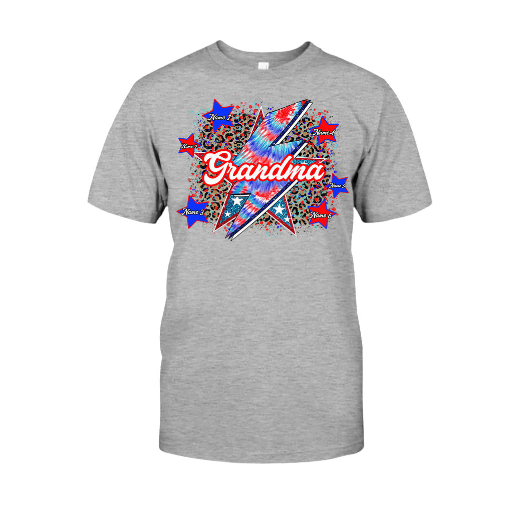 Grandma - Personalized Independence Day T-shirt and Hoodie