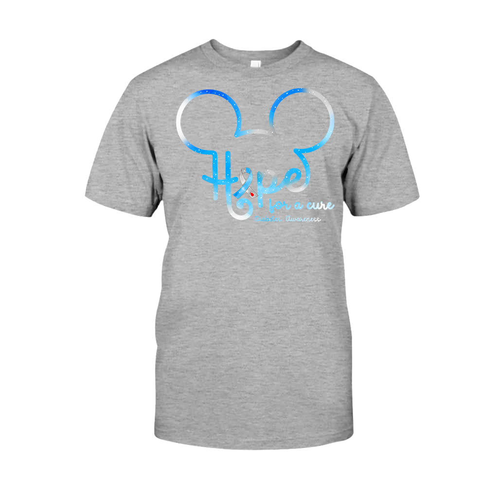 Hope For The Cure Diabetes Awareness T-shirt and Hoodie