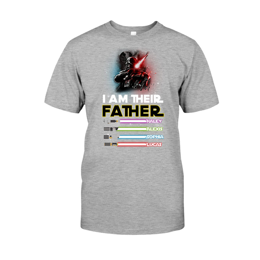 I Am Their Father - Personalized Gift For Father The Force T-shirt and Hoodie