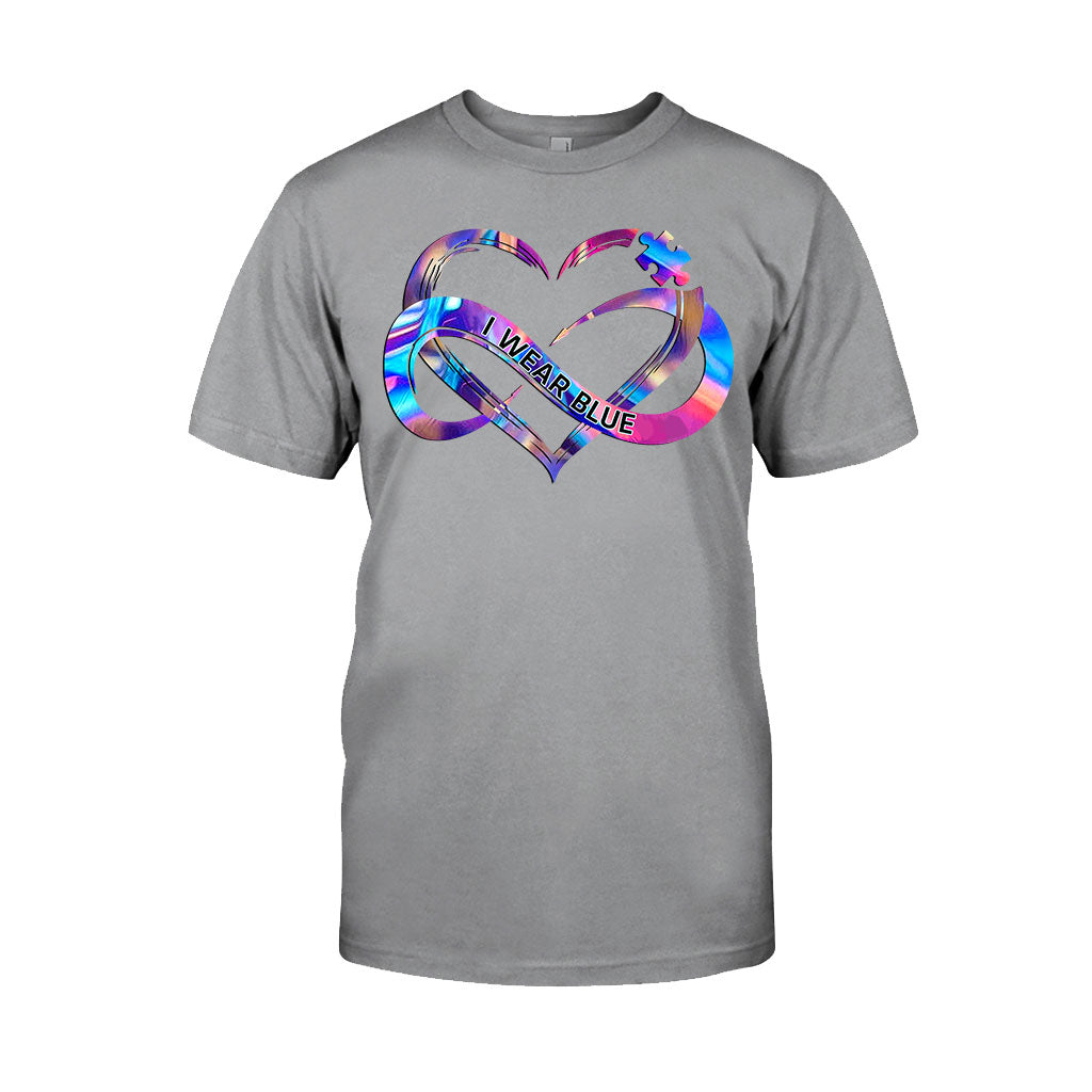 I Wear Blue - Autism Awareness Personalized T-shirt And Hoodie