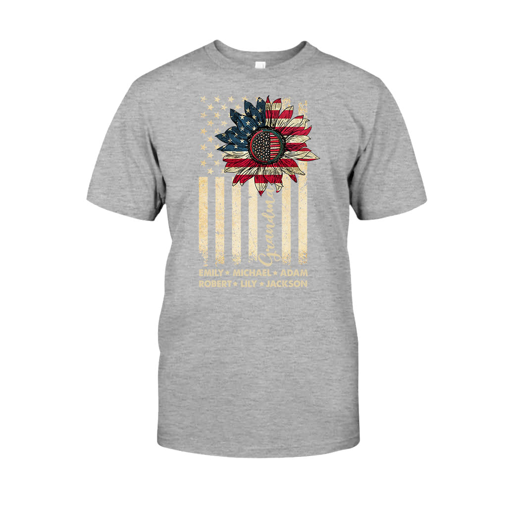 Grandma - Personalized Independence Day T-shirt and Hoodie