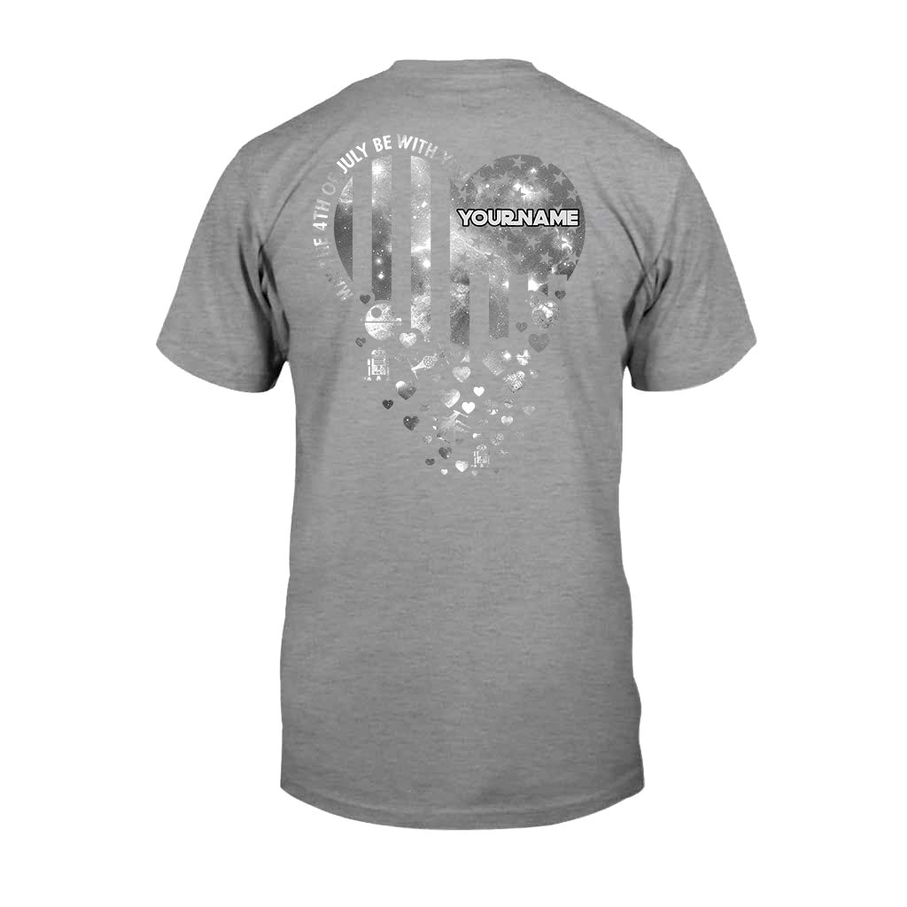 May The 4th Of July Be With You - Personalized Independence Day The Force T-shirt and Hoodie