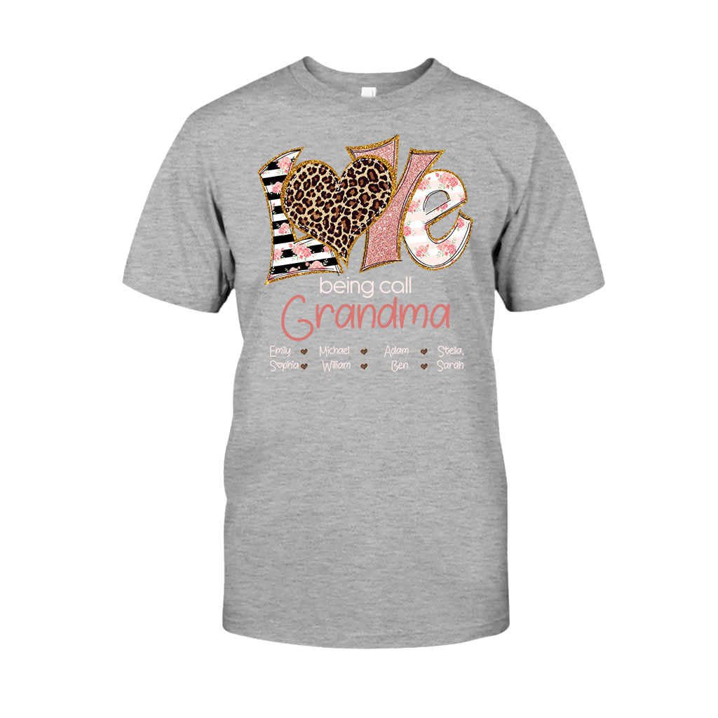I Love Being Called Grandma - Personalized T-shirt and Hoodie