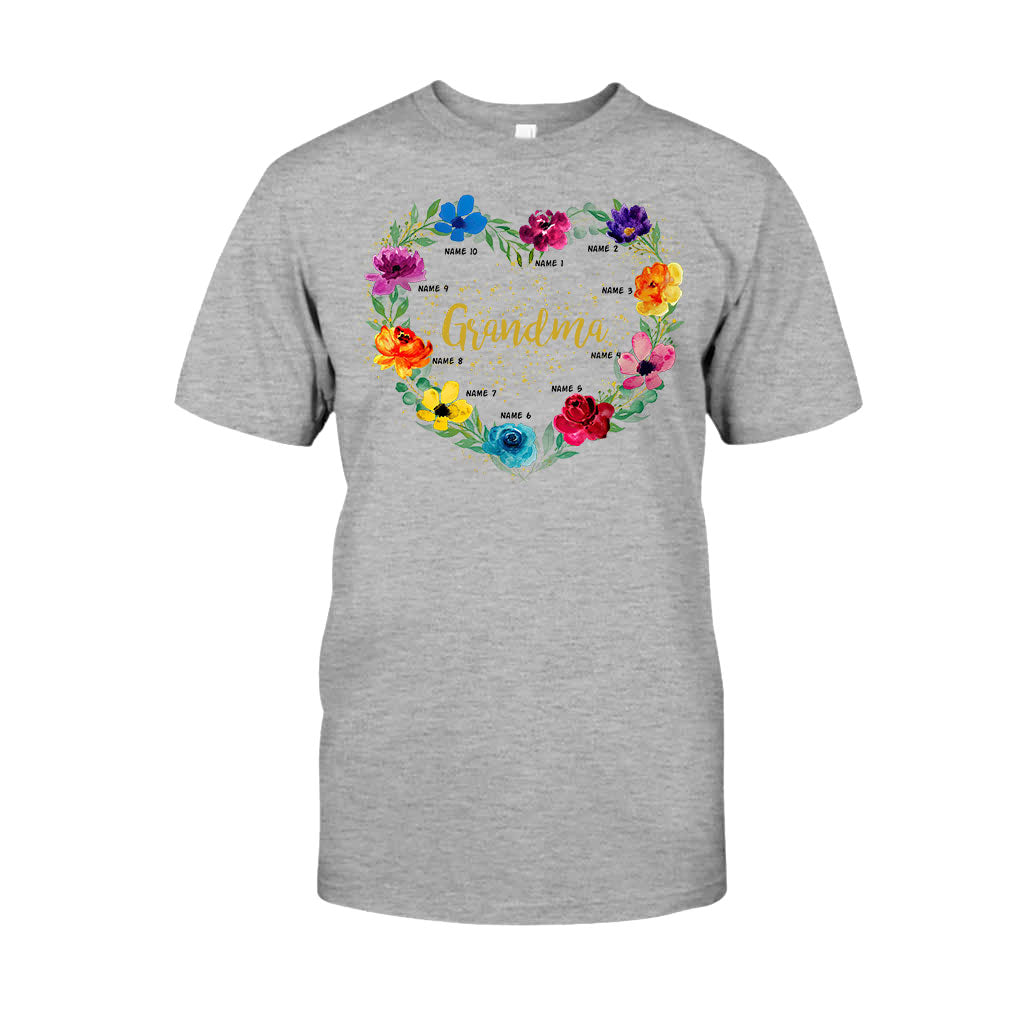 Grandma - Personalized Grandma T-shirt and Hoodie