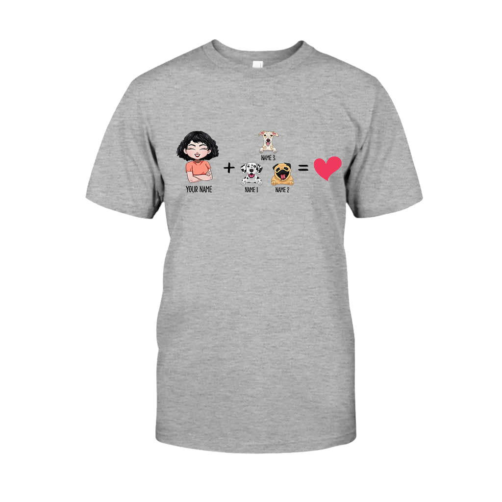 Me With The Dogs - Personalized Dog T-shirt and Hoodie