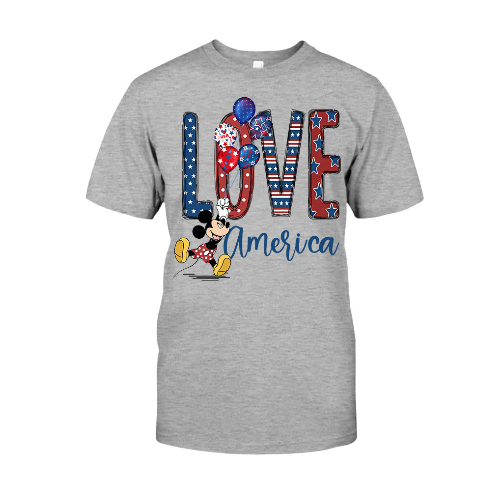 Love - Independence Day Mouse T-shirt and Hoodie