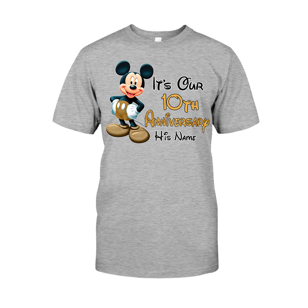 It's Our Anniversary - Personalized Mouse T-shirt and Hoodie