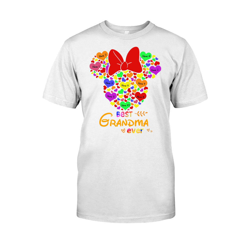 Best Grandma Ever - Personalized Mother's Day Mouse T-shirt and Hoodie