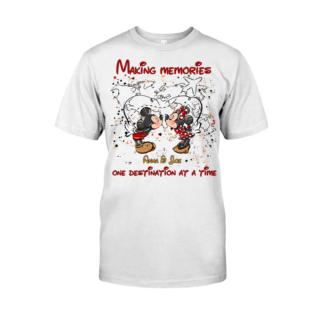 Making Memories One Destination At A Time - Personalized Mouse T-shirt and Hoodie