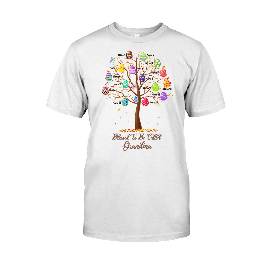 Blessed To Be Called Grandma - Personalized Easter Day Grandma T-shirt and Hoodie