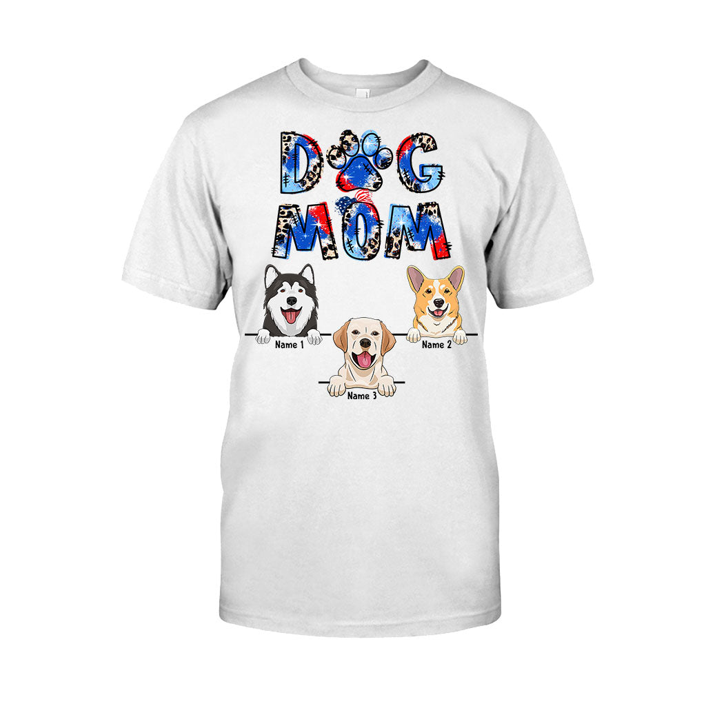 Dog Mom - Personalized Independence Day T-shirt and Hoodie