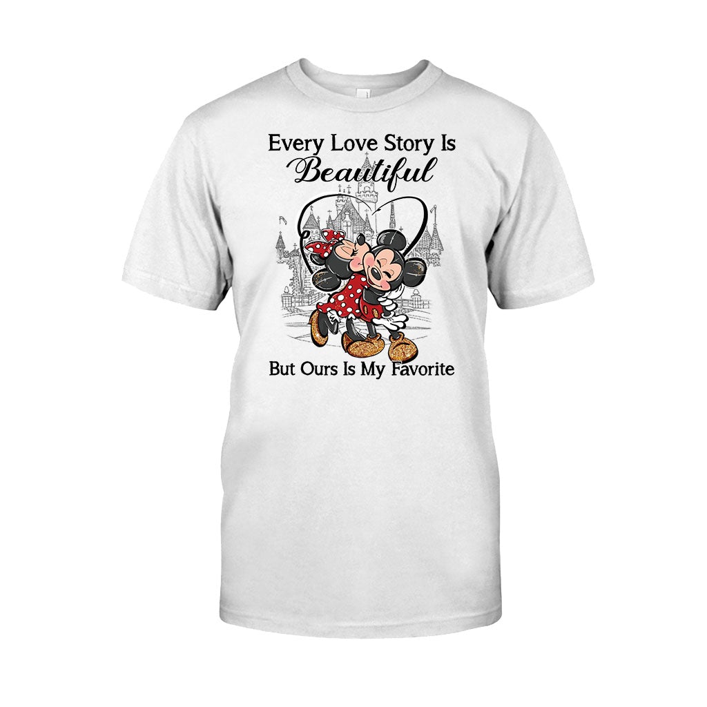 Every Love Story Is Beautiful But Ours Is My Favorite - Personalized Mouse T-shirt and Hoodie