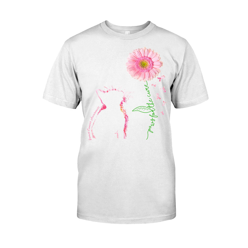 Paws For The Cure - Breast Cancer Awareness T-shirt and Hoodie