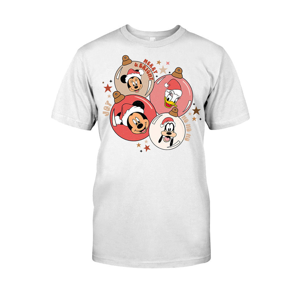 Merry Bright - Christmas Mouse T-shirt and Hoodie