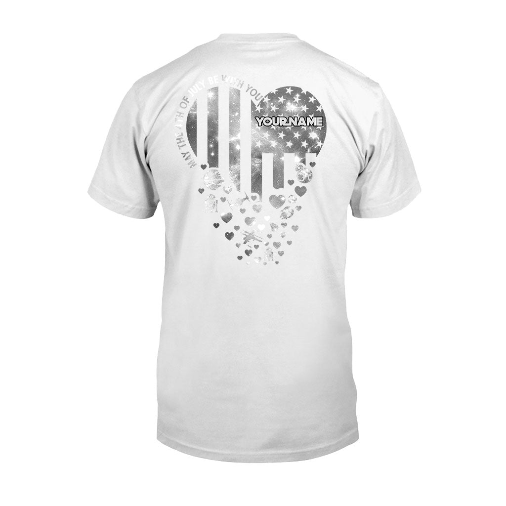 May The 4th Of July Be With You - Personalized Independence Day The Force T-shirt and Hoodie