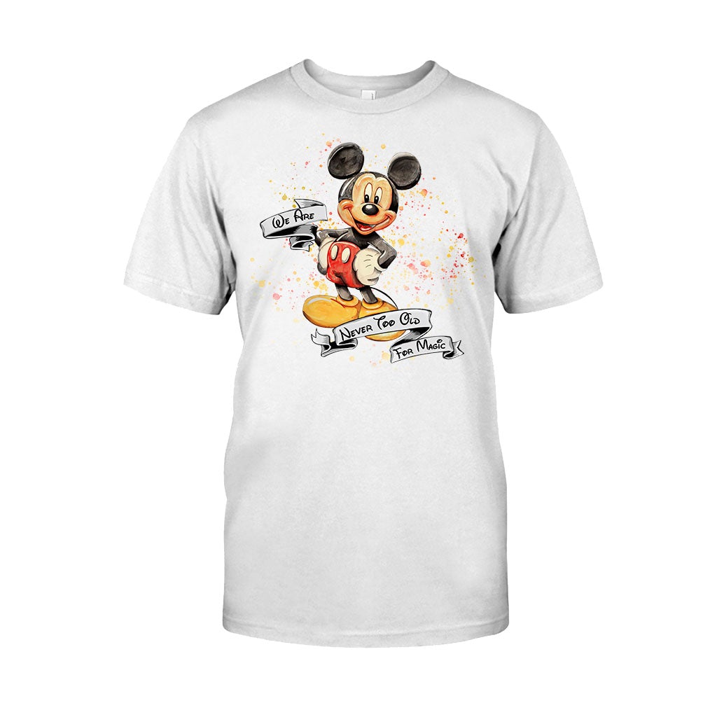 Never Too Old For Magic Mouse Ears - Personalized T-shirt and Hoodie