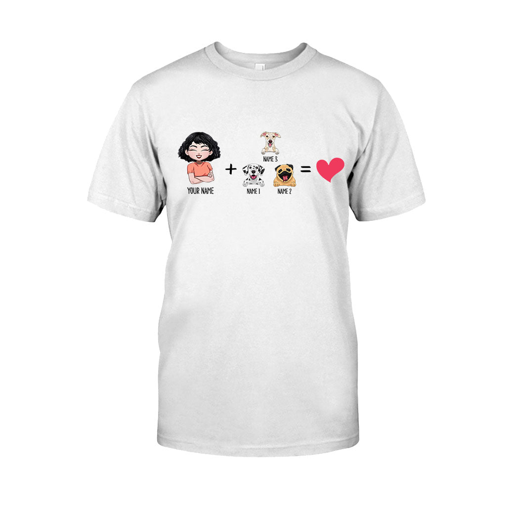 Me With The Dogs - Personalized Dog T-shirt and Hoodie