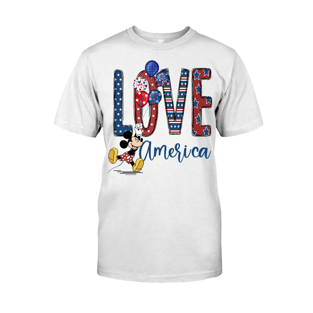 Love - Independence Day Mouse T-shirt and Hoodie