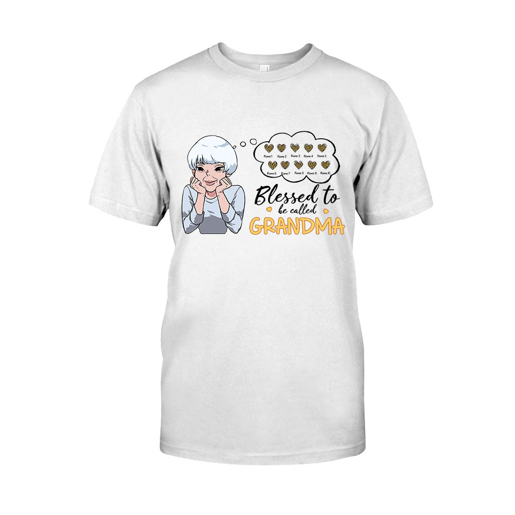 Blessed To Be Called Grandma - Personalized T-shirt and Hoodie