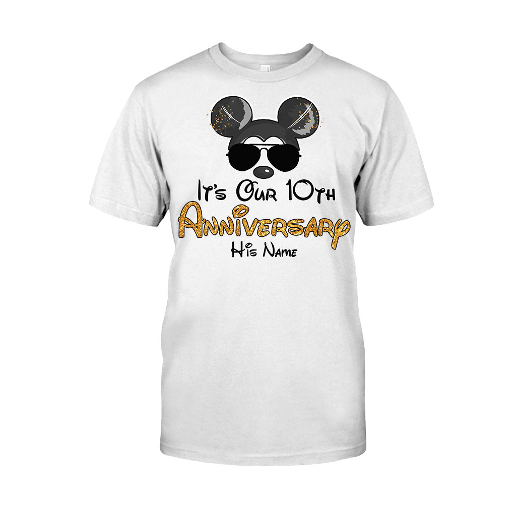 It's Our Anniversary - Personalized Mouse T-shirt and Hoodie