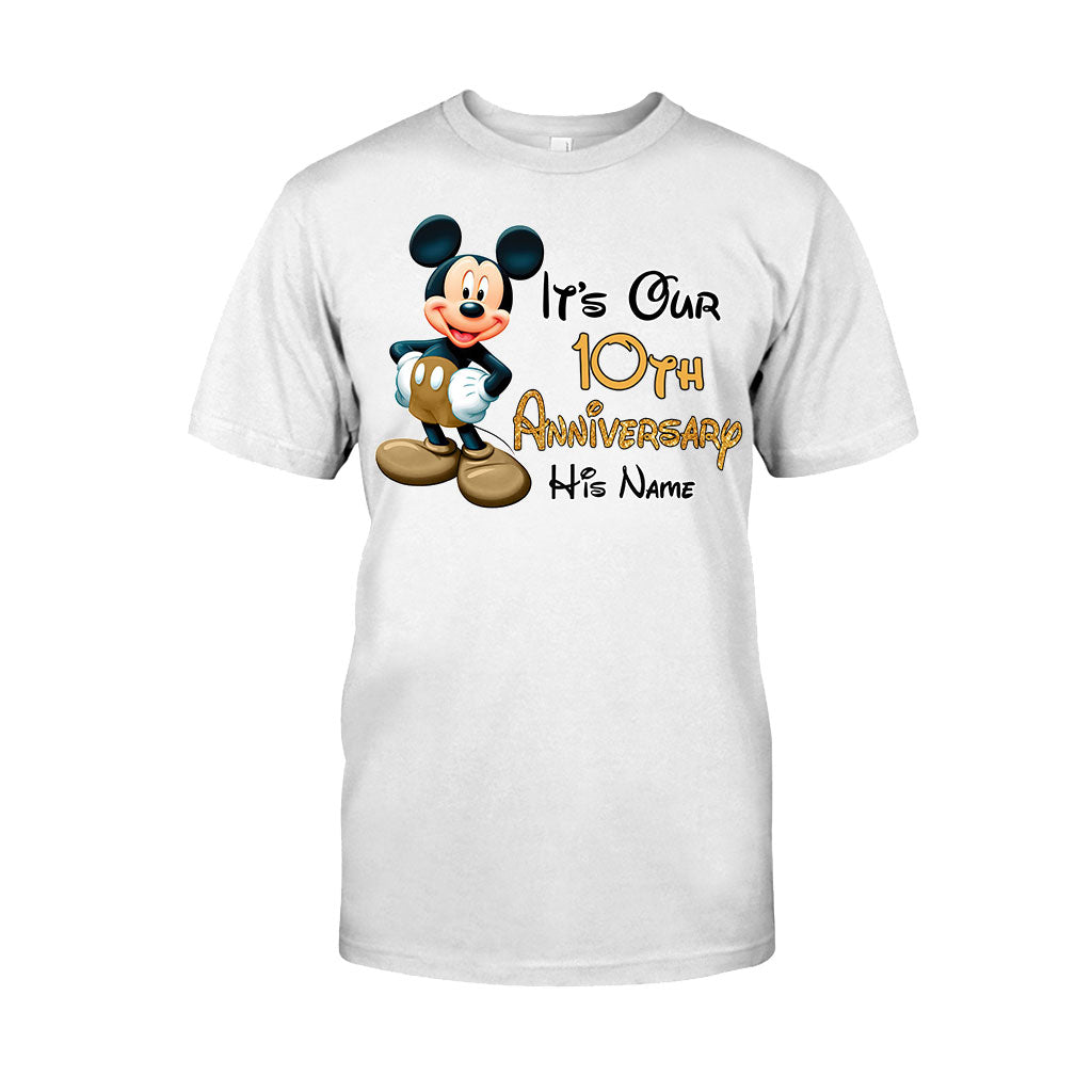 It's Our Anniversary - Personalized Mouse T-shirt and Hoodie