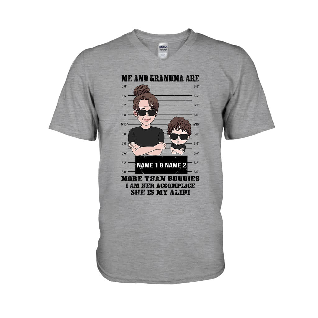 Accomplice And Alibi - Personalized Mother's day Grandma T-shirt and Hoodie
