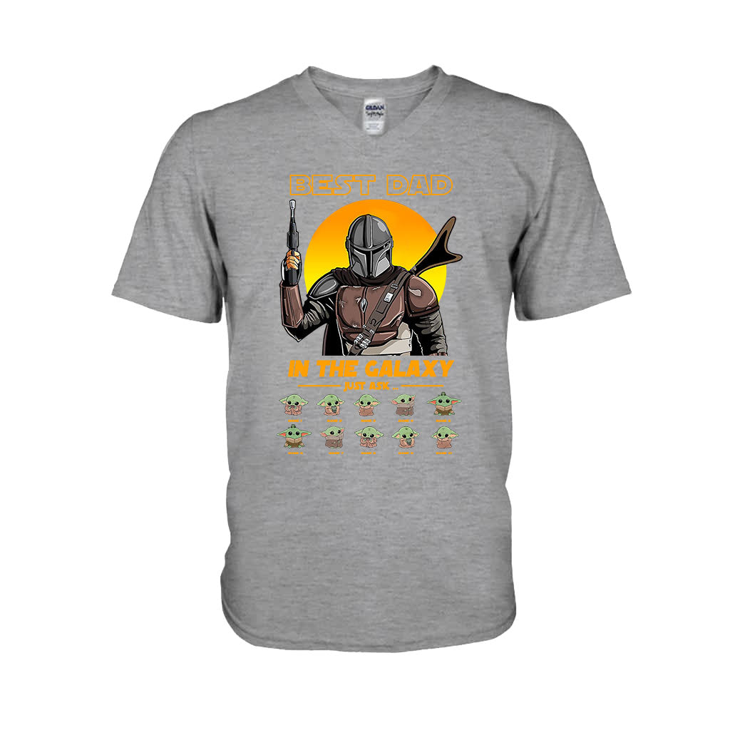 Best Dad In The Galaxy - Personalized Father's Day T-shirt and Hoodie