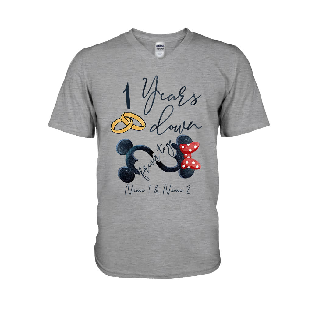 Forever To Go - Personalized Couple Mouse T-shirt and Hoodie
