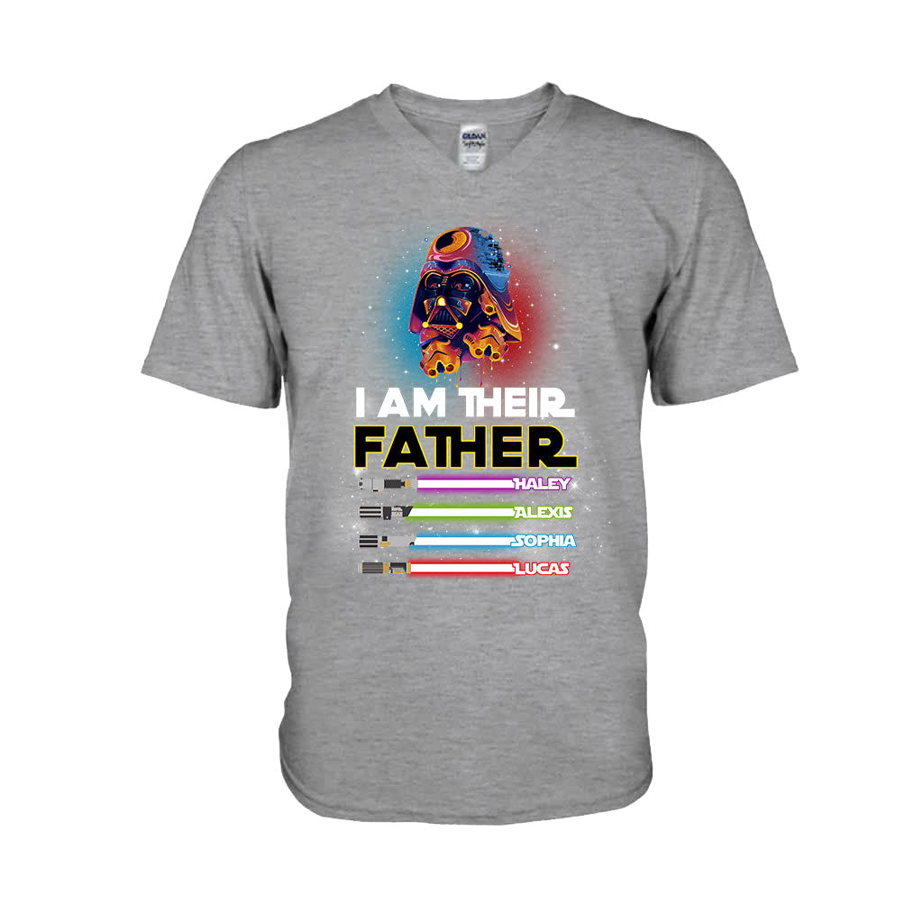 I Am Their Father - Personalized Gift For Father The Force T-shirt and Hoodie