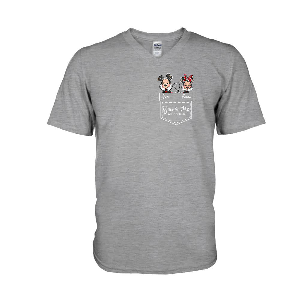You & Me We Got This - Personalized Mouse T-shirt and Hoodie