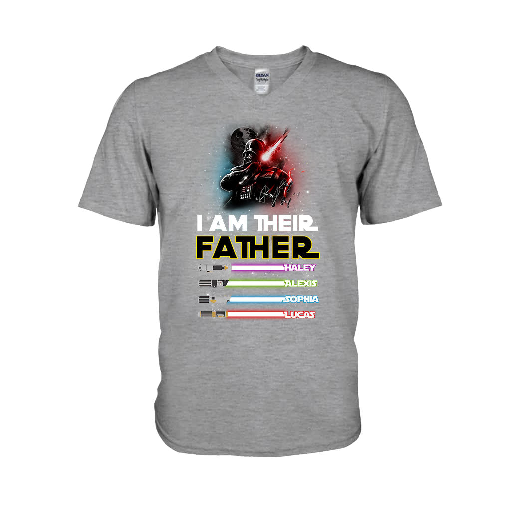 I Am Their Father - Personalized Gift For Father The Force T-shirt and Hoodie