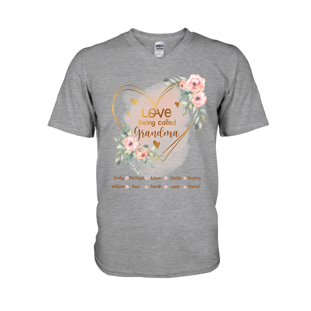 Love Being Called Grandma - Personalized Grandma T-shirt and Hoodie