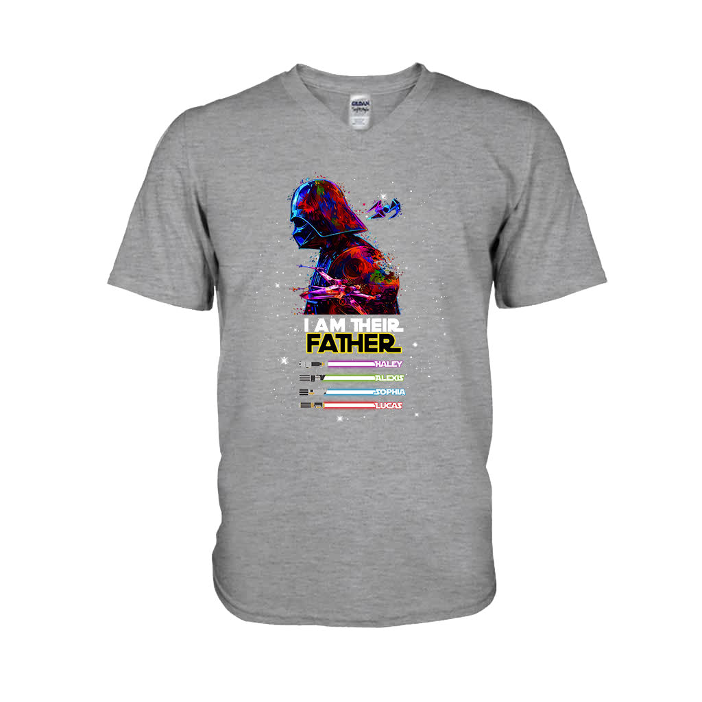I Am Their Father Darth Vader Lightsaber Personalized Star Wars Shirt - Star Wars Family T-shirt and Hoodie