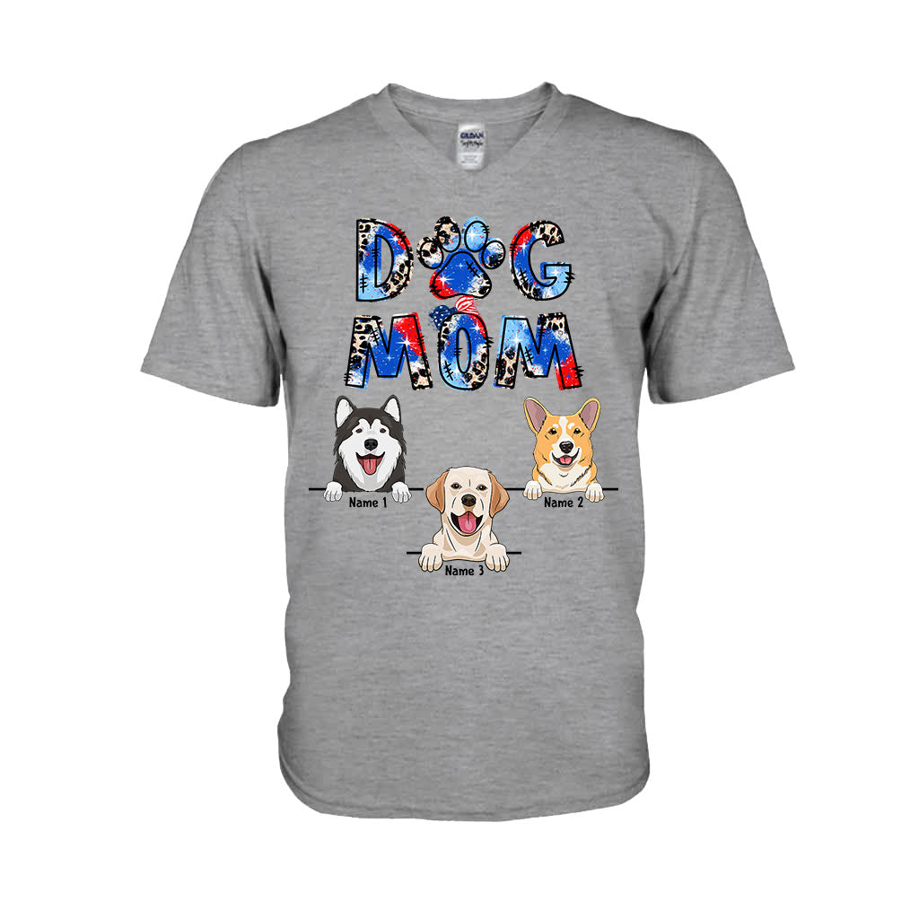 Dog Mom - Personalized Independence Day T-shirt and Hoodie