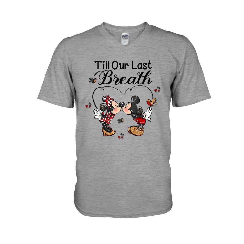 From Our First Kiss Till Our Last Breath - Personalized Mouse T-shirt and Hoodie