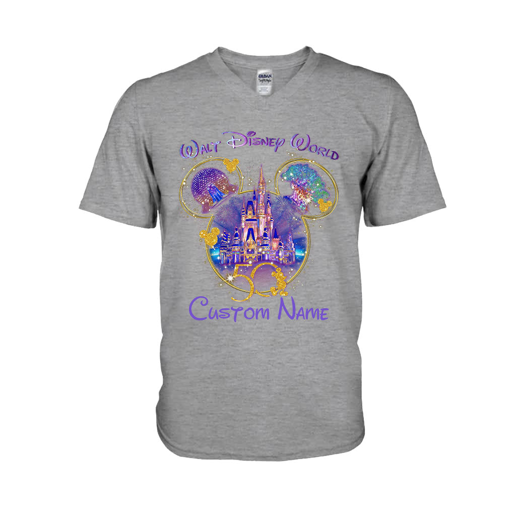 Magical World - Personalized Christmas Mouse T-shirt and Hoodie