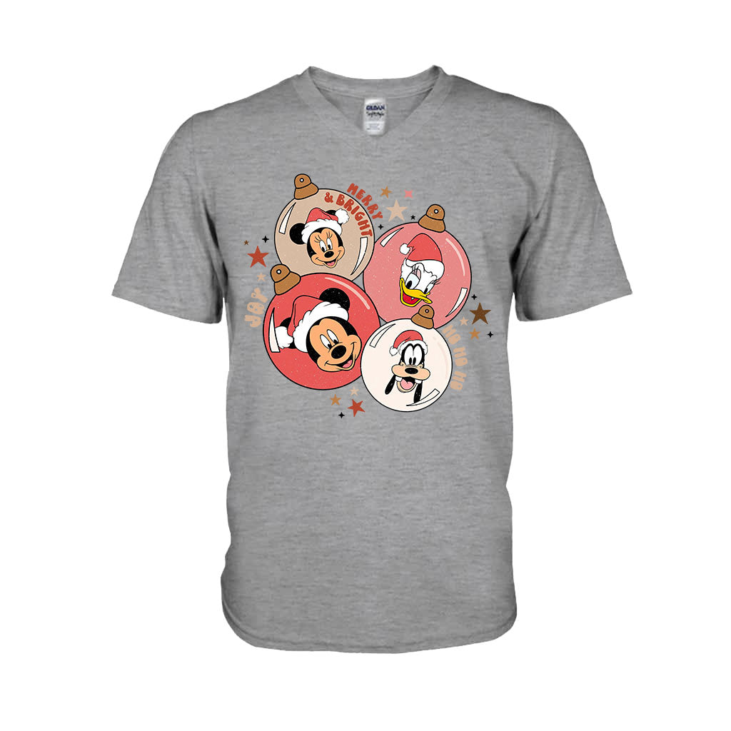 Merry Bright - Christmas Mouse T-shirt and Hoodie