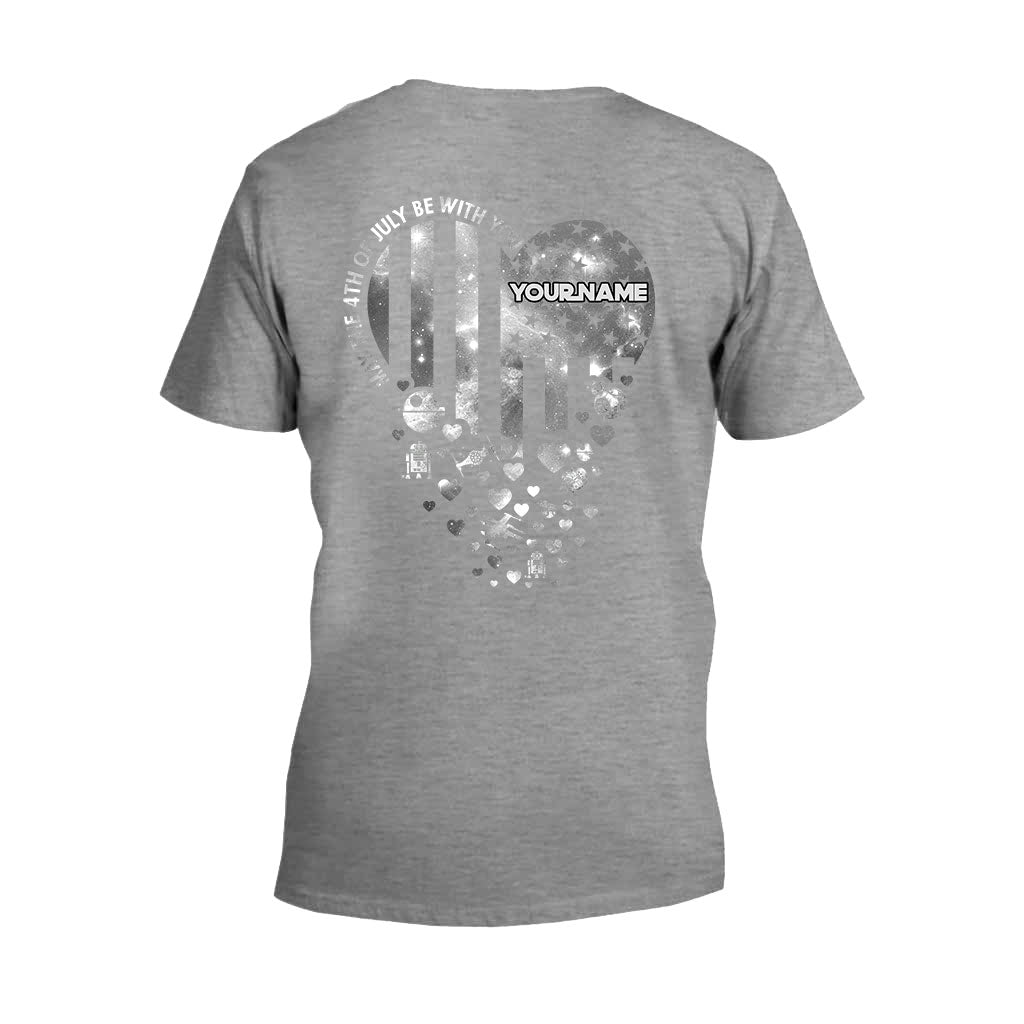 May The 4th Of July Be With You - Personalized Independence Day The Force T-shirt and Hoodie