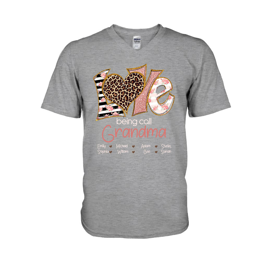 I Love Being Called Grandma - Personalized T-shirt and Hoodie