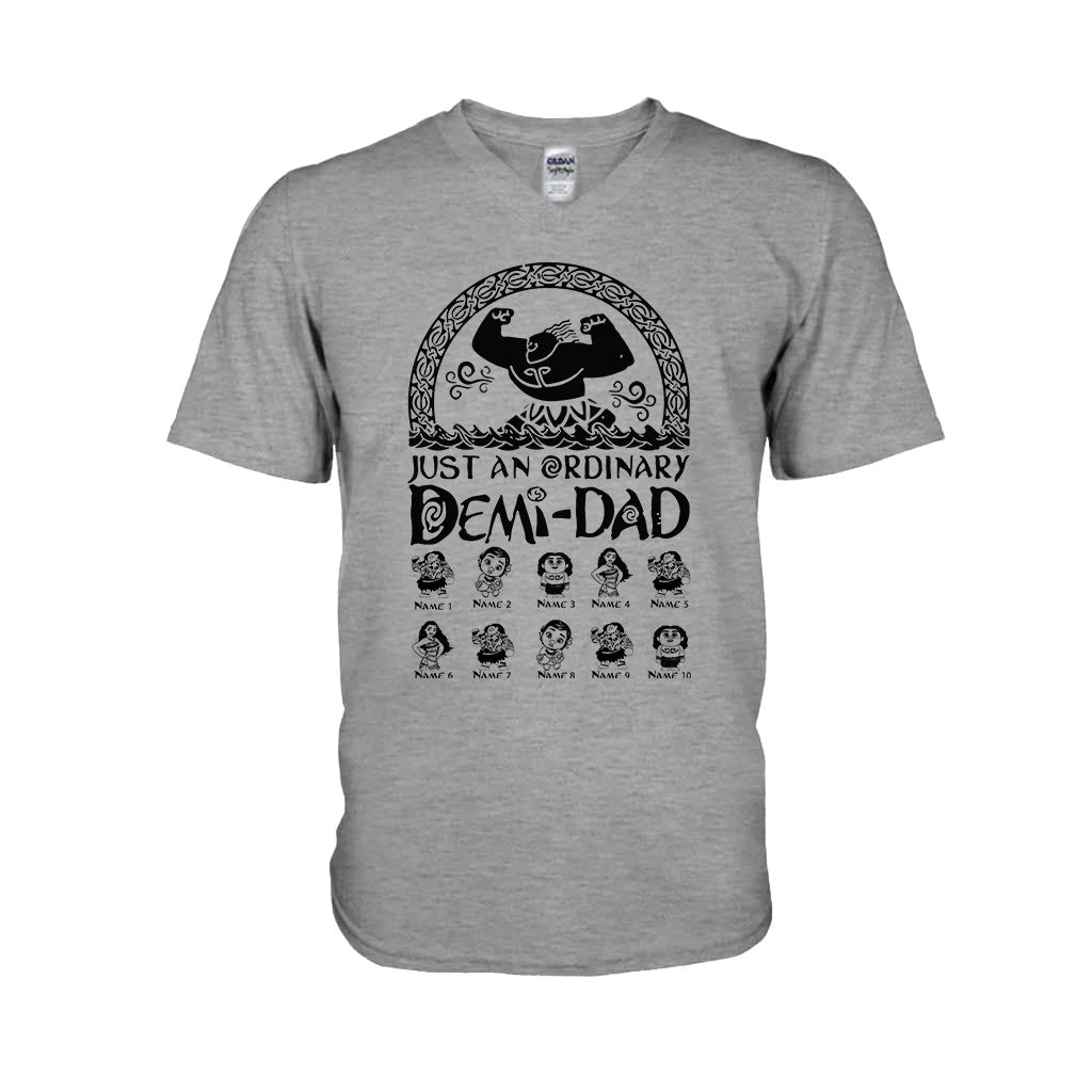Just An Ordinary Demi Dad - Personalized Father's Day T-shirt and Hoodie