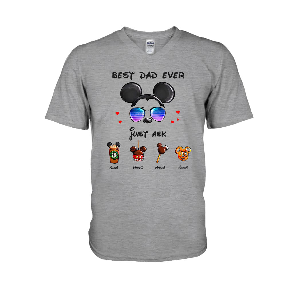 Best Dad Ever - Personalized Father's Day Mouse T-shirt and Hoodie
