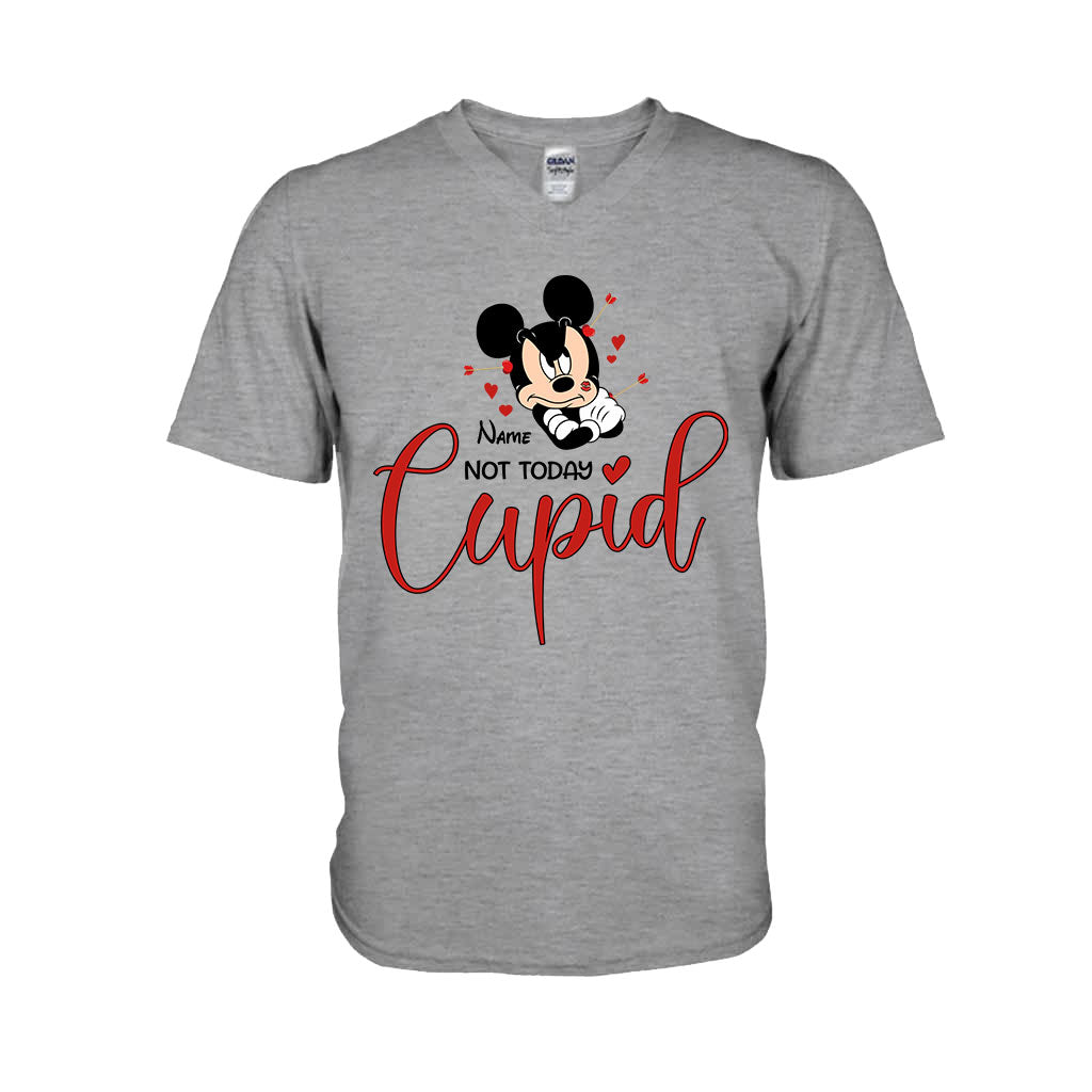 Not Today Cupid - Personalized Valentine Mouse T-shirt and Hoodie