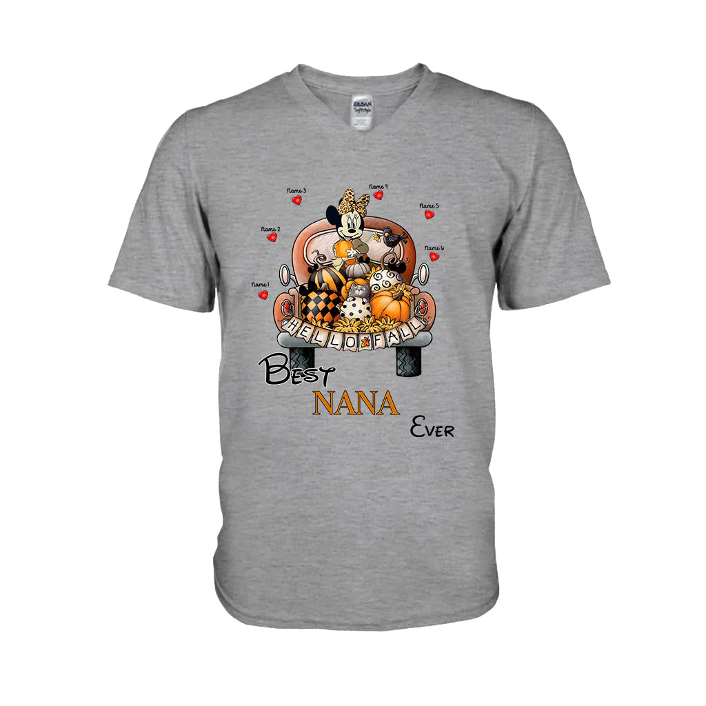 Hello Fall - Personalized Mouse T-shirt and Hoodie