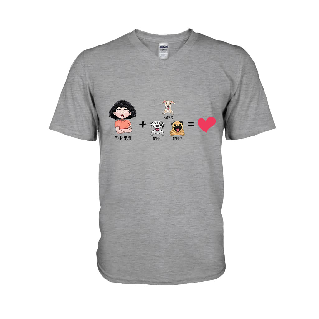 Me With The Dogs - Personalized Dog T-shirt and Hoodie