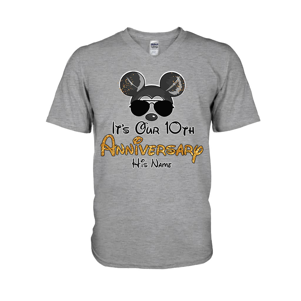 It's Our Anniversary - Personalized Mouse T-shirt and Hoodie
