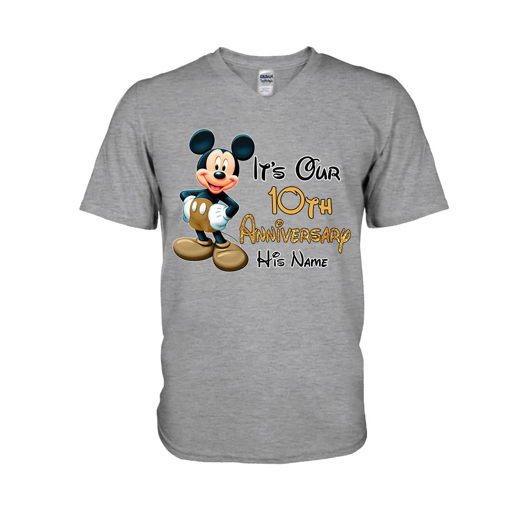 It's Our Anniversary - Personalized Mouse T-shirt and Hoodie