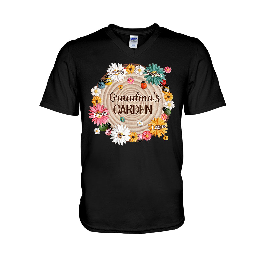 Grandma's Garden - Personalized Grandma T-shirt and Hoodie